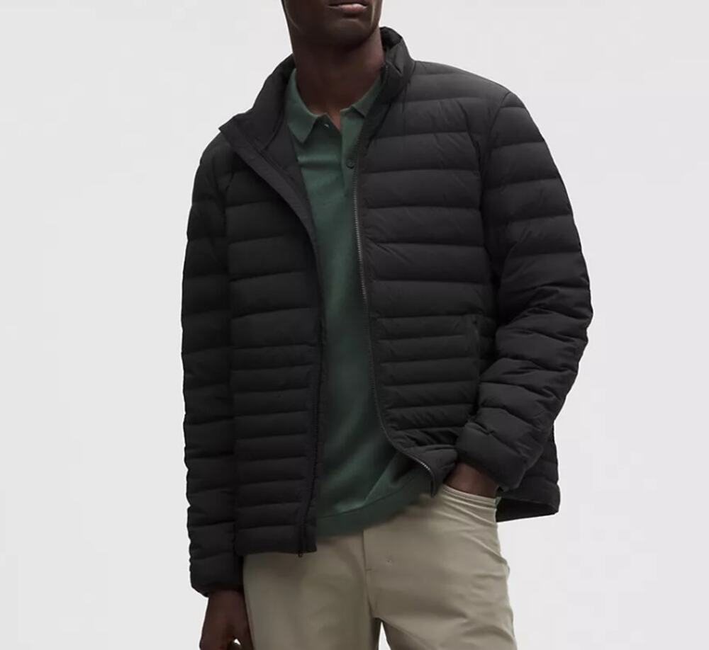 Lululemon L black Navigation Down Jacket Evolve
